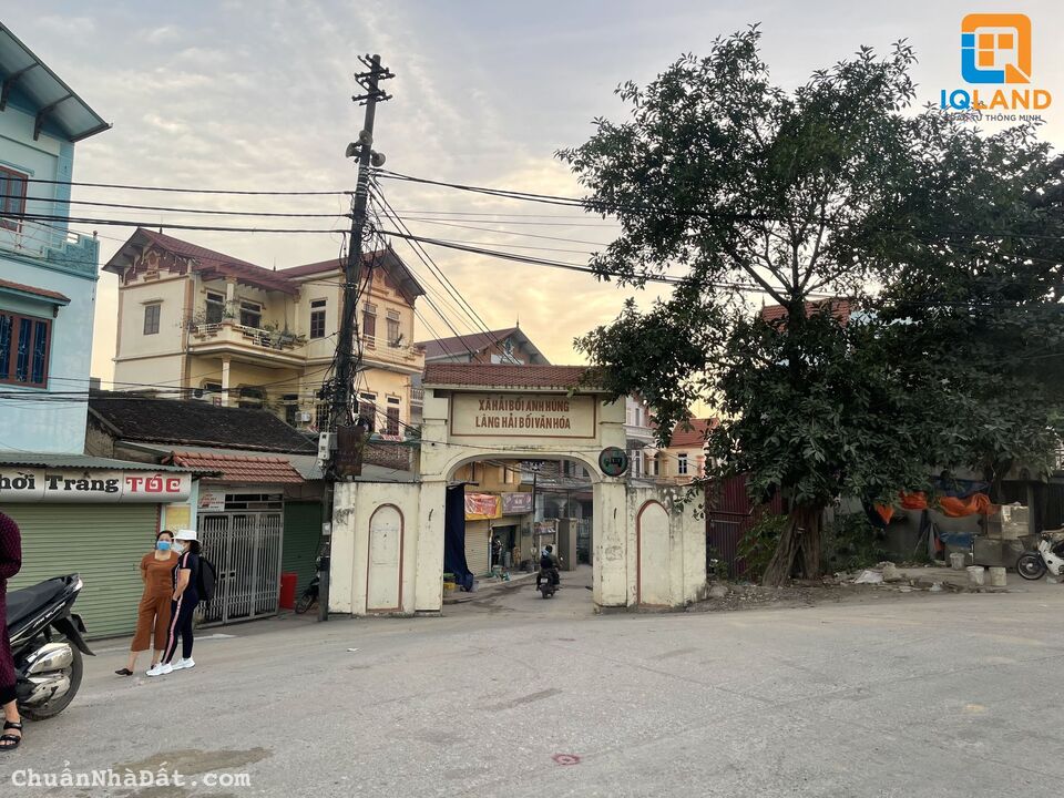 BÁN GẤP 42,8m2 ĐẤT XÓM 1 - HẢI BỐI - ĐÔNG ANH. CÁCH 100m RA ĐẾN CHỢ BỎI PHƯƠNG TRẠCH. GIÁ NHỈNH 1,5