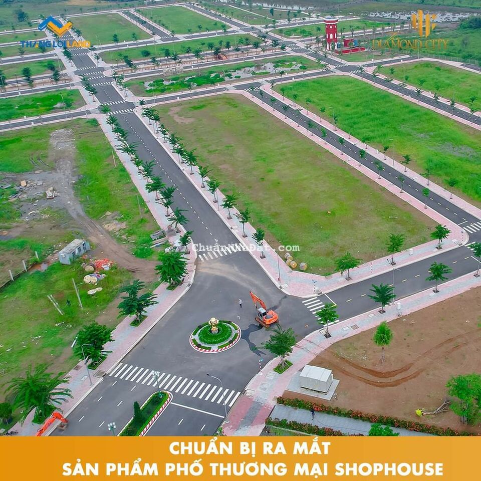 Mở bán các lô vị trí đẹp nhất dự án Diamond city Đức hòa,nằm ngay trục đường chính của dự án-Liên h