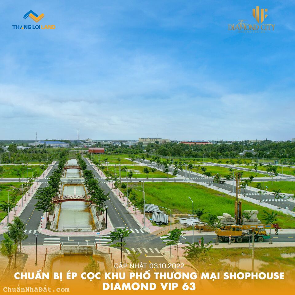 Mở bán các lô vị trí đẹp nhất dự án Diamond city Đức hòa,nằm ngay trục đường chính của dự án-Liên h