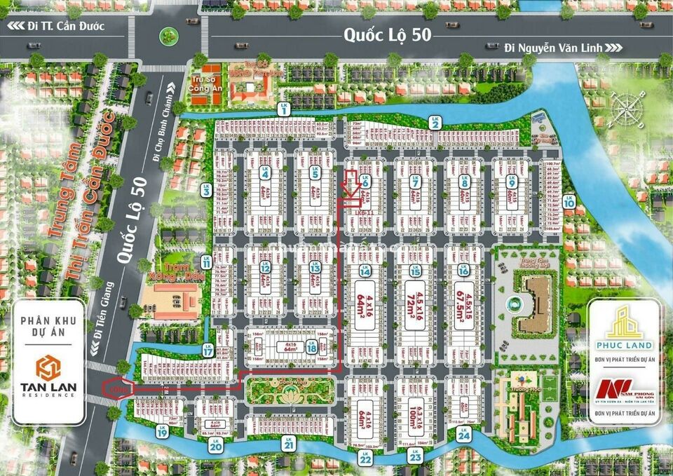 Đất nền dự án Tân Lân Residence 64m2 Chủ kẹt bán lỗ giá mua đầu tư kiếm lời 700tr