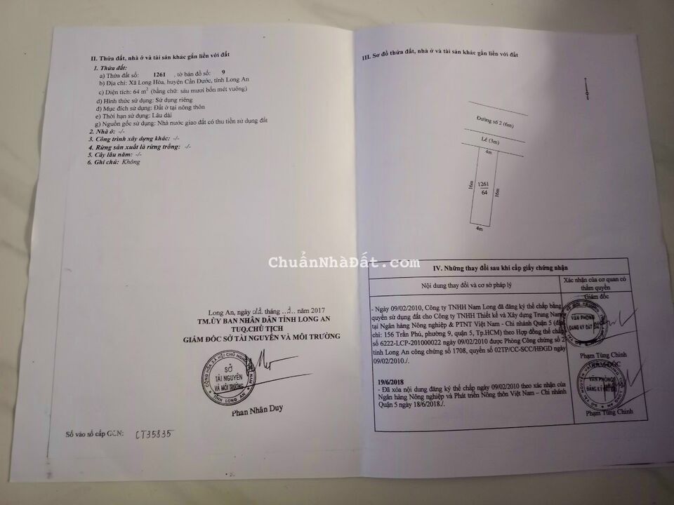 Kẹt tiền bán lỗ 2 nền 64m2 kdc Long Hòa giá đầu tư mua sinh lời 