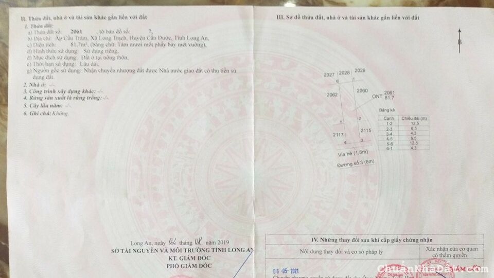 Chủ bán gấp 81m2 nền đẹp khu công nghiệp cầu Tràm giá tốt đầu tư