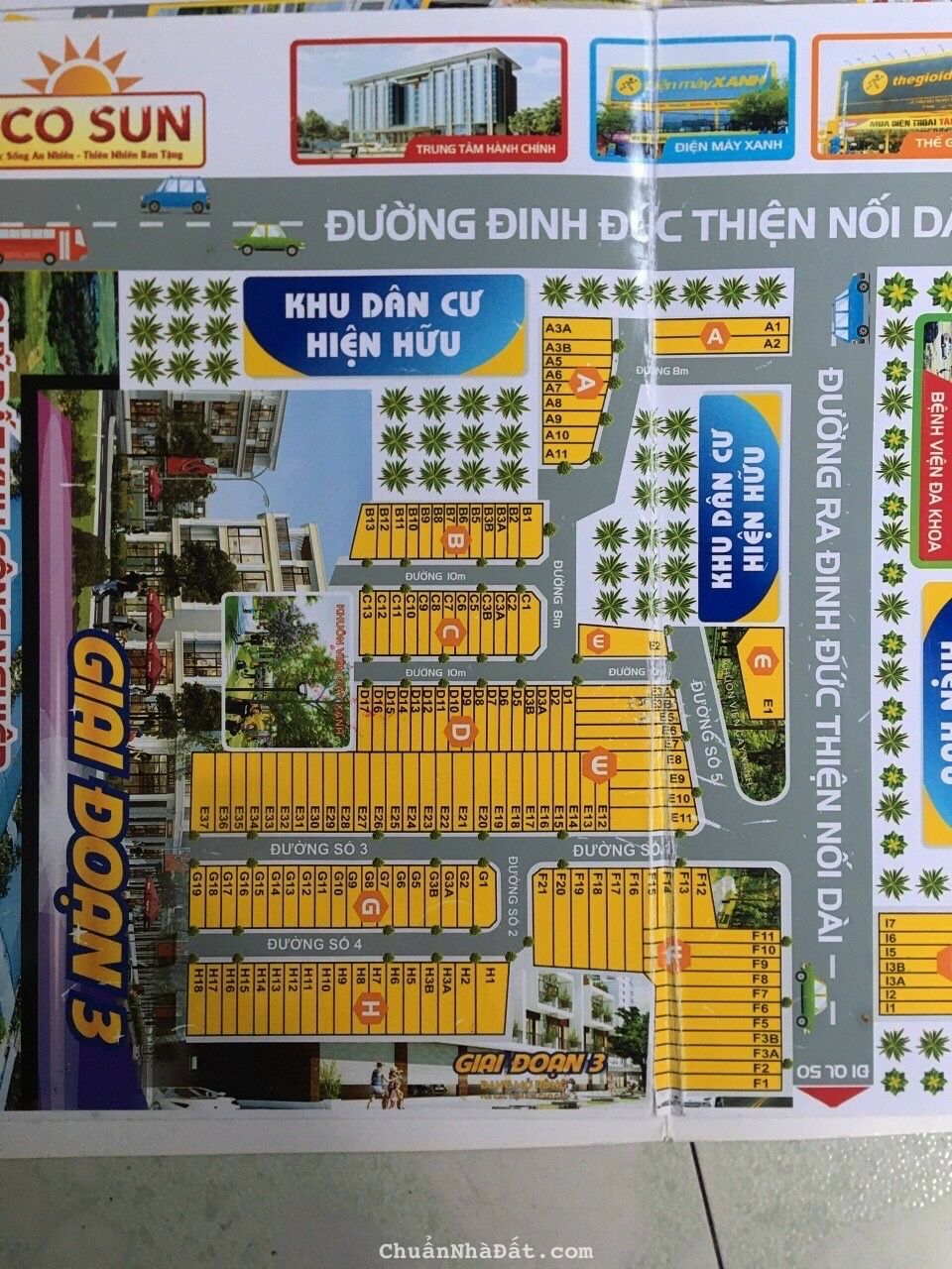 Chủ cần bán lô góc biệt thự 121m2 kdc Ecosun Tân Trạch giá siêu rẻ cho những ai tài chính thấp 780