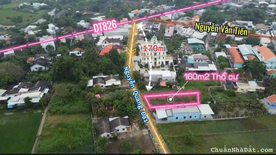 Đất thổ 160m2 mt đường nhựa 7.5m giá rẻ đầu tư chỉ 1 tỏi 180tr