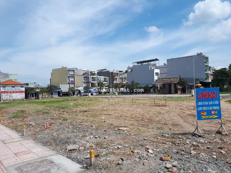 Bán gấp đất MT Song Hành, P10, Q6 ngay KDC hiện hữu, DT 80m2 giá 2.2tỷ, sổ hồng riêng, bao sang tên