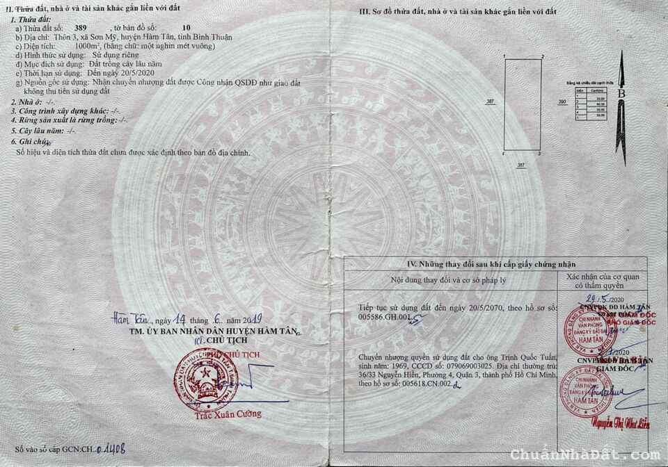 Bán Đất Hàm Tân Bình Thuận Giá Rẻ Cạnh Kcn Sơn Mỹ 1