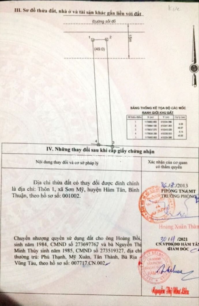 Cơ Hội Vàng Sở Hữu Ngay Lô Đất Giá Rẻ Siêu Đẹp Tại Sơn Mỹ Hàm Tân