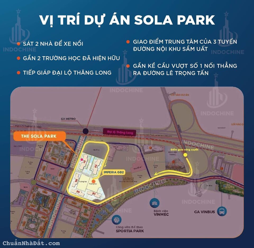 Mở bán Imperia Sola Park KĐT Vin Smart City, dt 28-80m2, giá từ 55tr/m2. HTLS 0% 24T