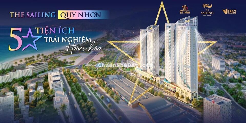 Căn hộ 5* mặt biển thành phố Quy Nhơn giá chỉ 1,7/căn