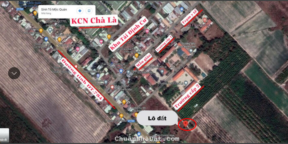 Đất sát cụm 3 trường, liền kề KCN cách DT.784 100m