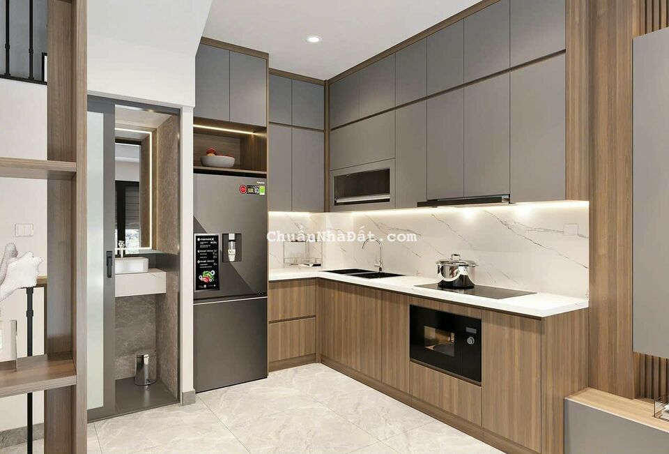 Bán nhà mới koong full nội thất ngay ngã tư phố Huế Bạch Mai DT 30mx5T