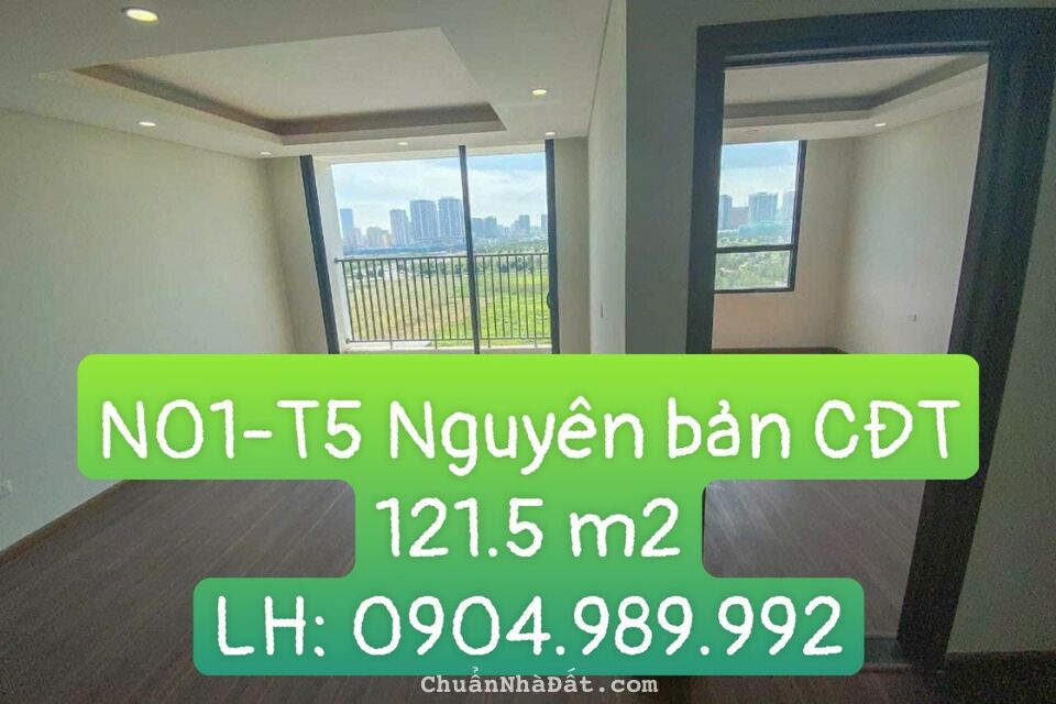 Bán nhanh CH Ngoại Giao Đoàn N01-T5 | 121m² nguyên bản CĐT mới 100%