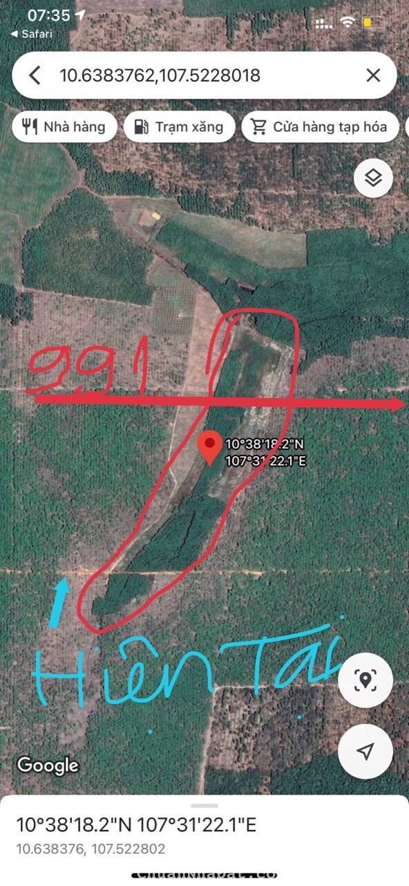 bán đất sát safari novaland xã bình châu huyện xuyên mộc