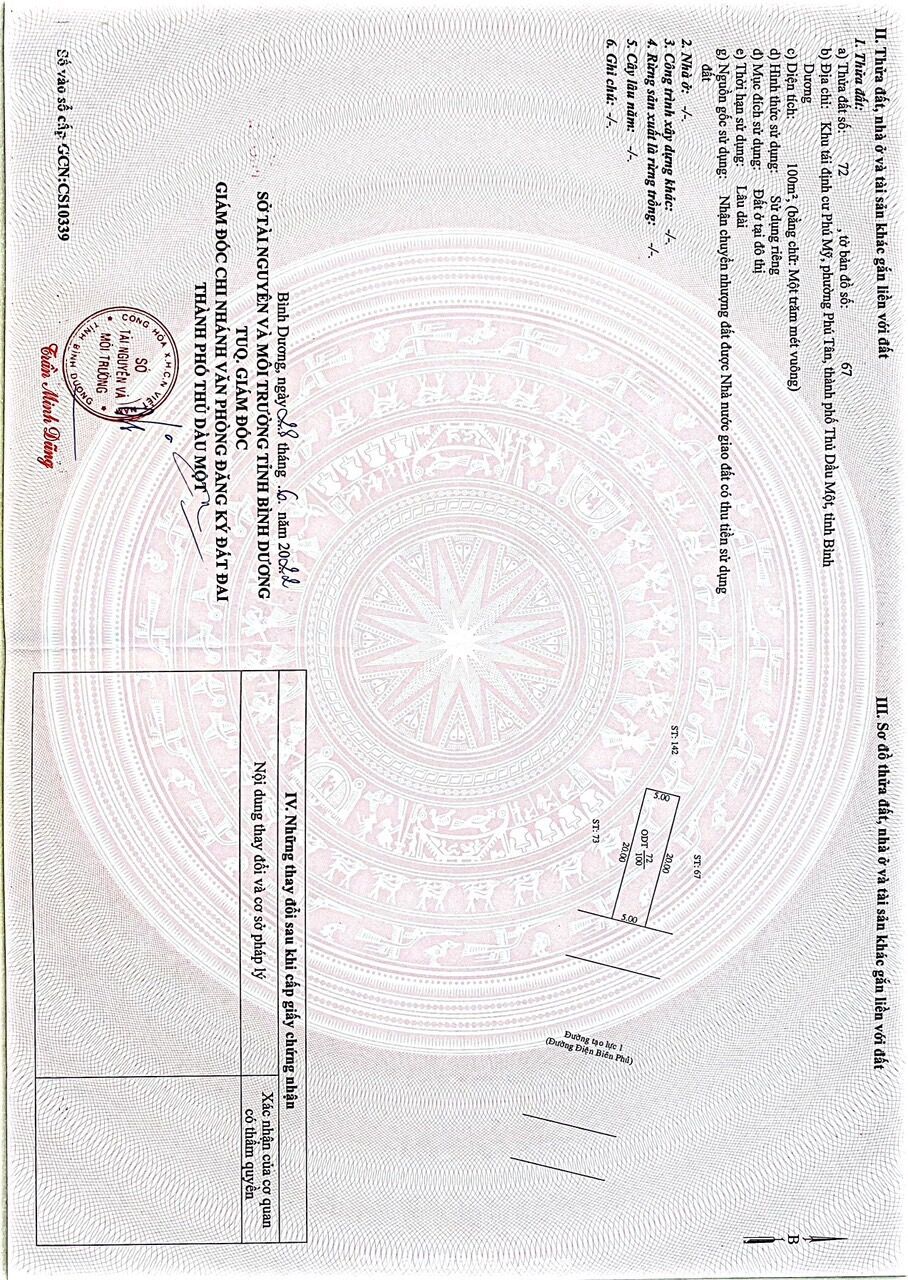 Bán nhà khu tdc phú mỹ bình dương, dt 5*20 full tc thích hợp kinh doanh đa ngành lh 0384329615