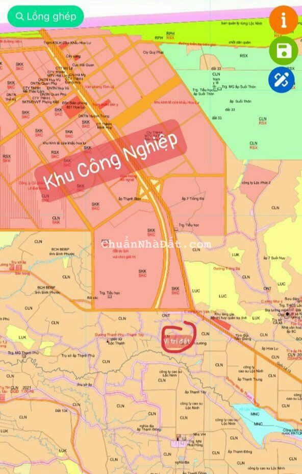 Nhà 2 mặt tiền gần KCN xã Lộc Thạnh, Bình Phước cách QL 13 đúng 500m đường ô tô Nhà 2 mặt tiền gần KCN xã Lộc Thạnh, Bình Phước cách QL 13 đúng 500m đường ô tô