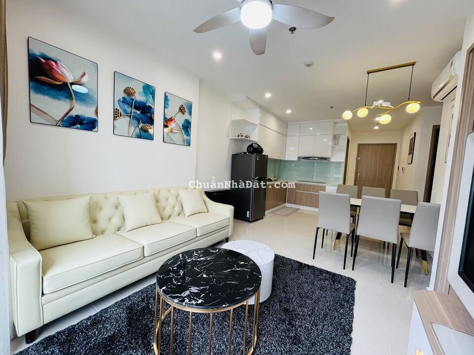 Cho thuê gấp căn hộ 2 ngủ+1 đầy đủ đồ view thoáng mát tại  Vinhomes Ocean park. giá 8tr/tháng