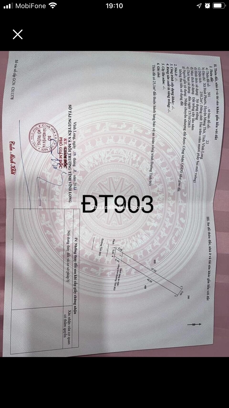 Bán đất nền 902 Mang thít giá cực kì rẻ