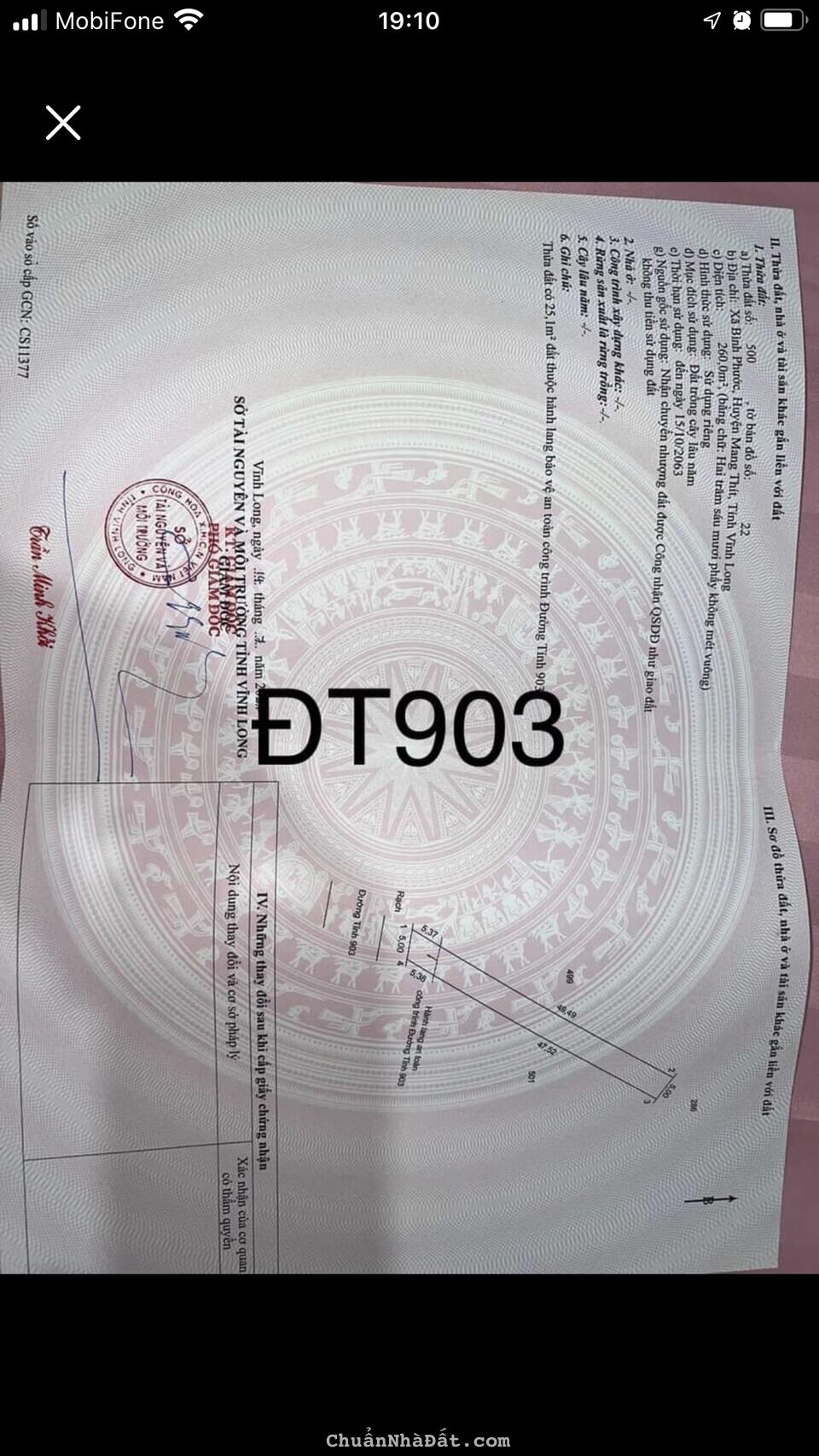 Bán đất nền 902 Mang thít giá cực kì rẻ