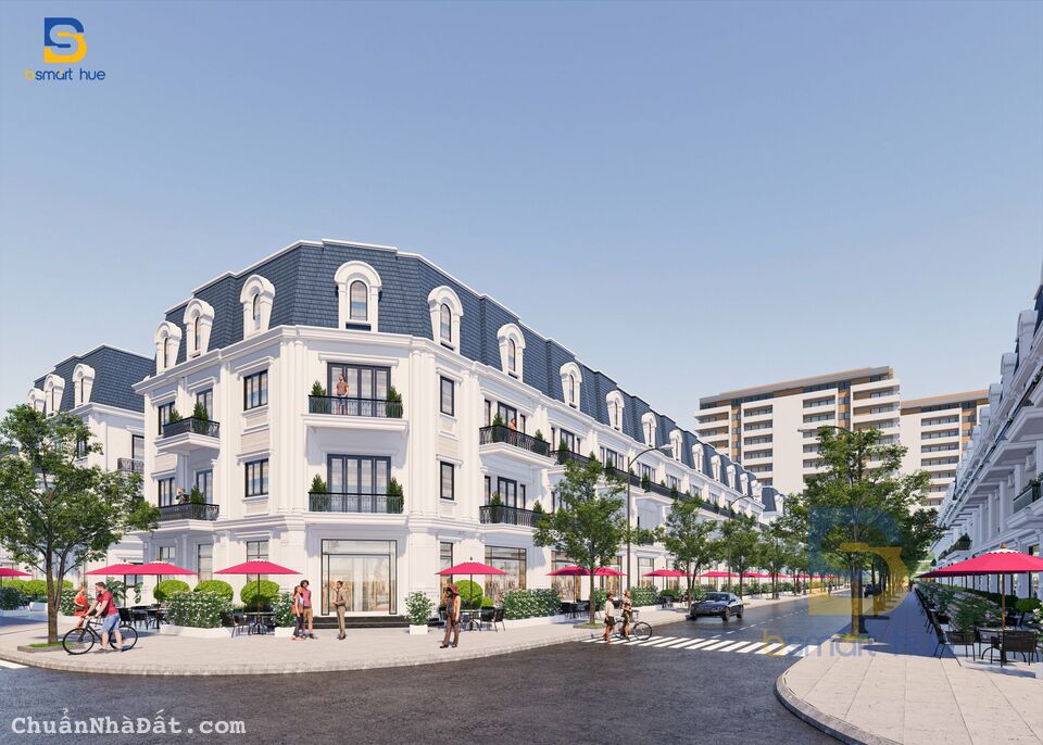 Bán ShopHouse 4 tầng Nguyễn Lộ Trạch 18.5m, Góc 3 mặt tiền kinh doanh sầm uất Bán ShopHouse 4 tầng Nguyễn Lộ Trạch 18.5m, Góc 3 mặt tiền kinh doanh sầm uất