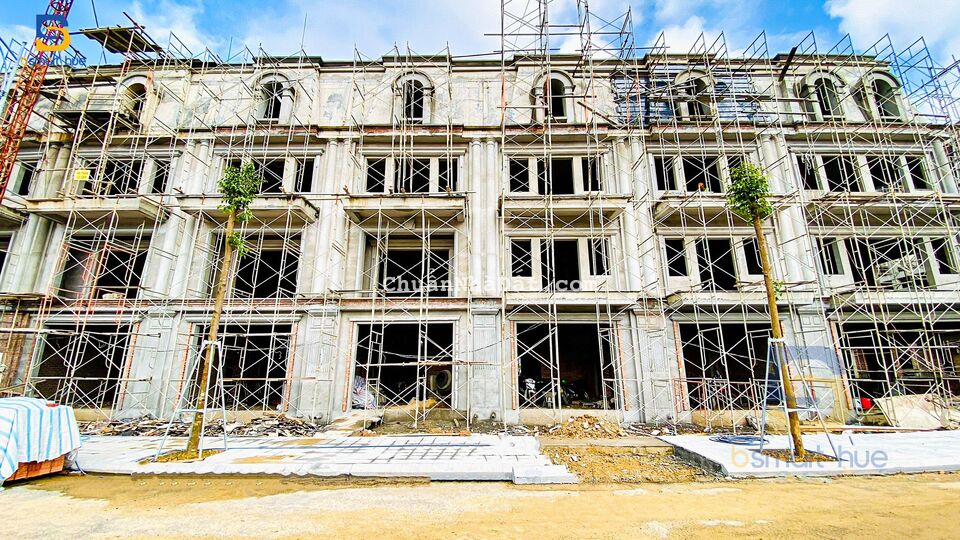 Chốt ngay siêu phẩm căn góc mặt tiền duy nhất shophouse Phú Xuân City Huế, tường riêng, móng riêng 