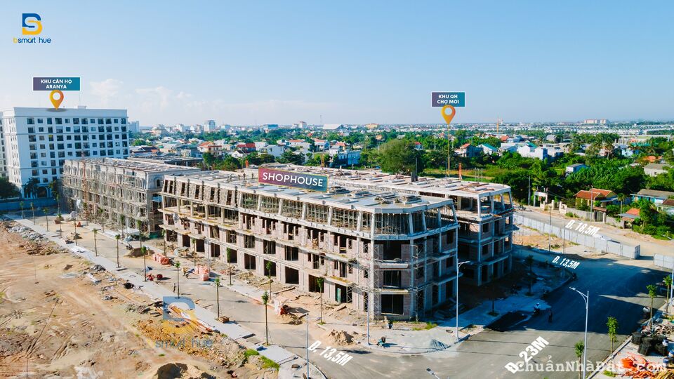 Shophouse Hạng sang Phú Xuân City Huế, ưu đãi chiết khấu khủng, thanh toán tiến độ 18 tháng