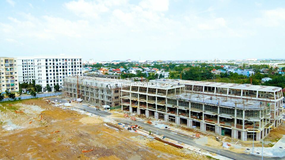 Shophouse Phú Xuân City_vị trí trung tâm TP Huế, đối diện chợ Cống mới, trường học, khu hành chính