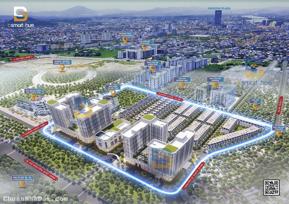 Shophouse Hạng sang Phú Xuân City Huế, ưu đãi chiết khấu khủng, thanh toán tiến độ 18 tháng