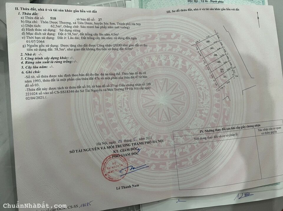 62.5m2 Dược Thượng - Tiên Dược Giá tốt 62.5m2 Dược Thượng - Tiên Dược Giá tốt