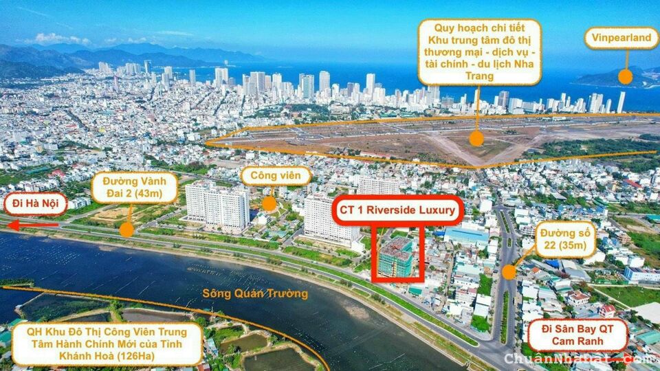 bán căn hộ chung cư cao cấp ct1 Riverside Luxury tại trung thành phố Nha Nha Trang