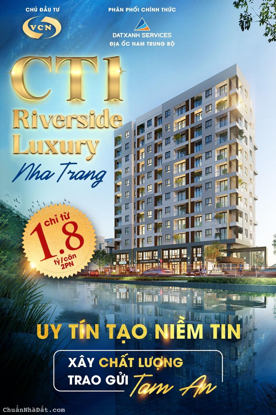 bán căn hộ chung cư cao cấp ct1 Riverside Luxury tại trung thành phố Nha Nha Trang