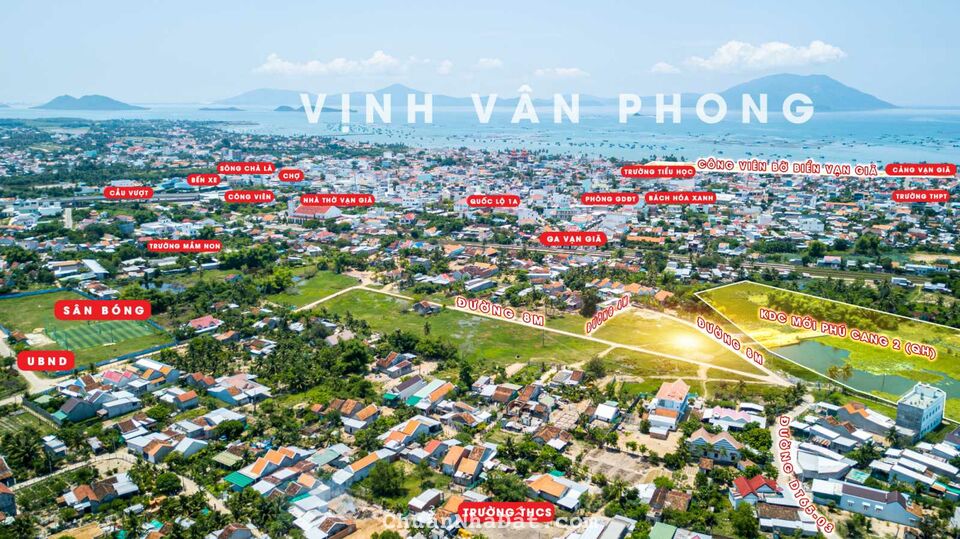 bán đất nền sổ đỏ tại thị trấn Vạn Giã huyện Vạn ninh trung tâm khu kinh tế Vân Phong