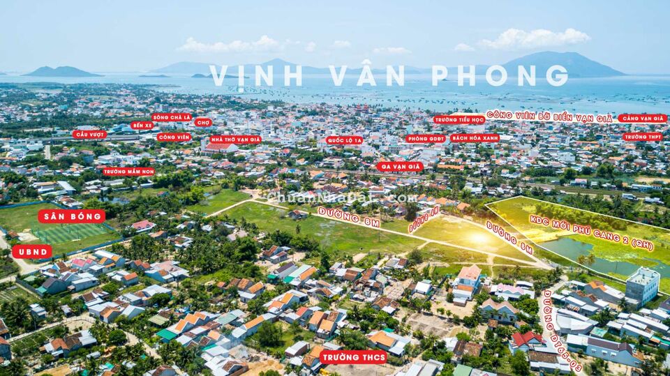 bán đất nền sổ đỏ tại thị trấn Vạn Giã trung tâm kinh tế Vân Phong