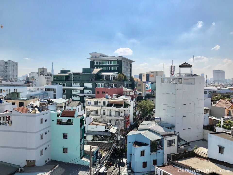 Bán nhà mặt tiền Hoàng Văn Thụ giao Trần Khắc Trân phường 9 phú nhuận 8x20 vuông vức 7tầng  