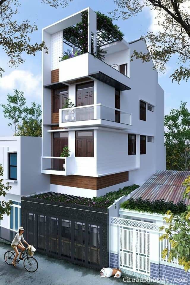 Bán nhà phố đường 8M Phan Văn Trị,P12, 6.3x18 108m2, 3 tầng,4PN Master Bán nhà phố đường 8M Phan Văn Trị,P12, 6.3x18 108m2, 3 tầng,4PN Master