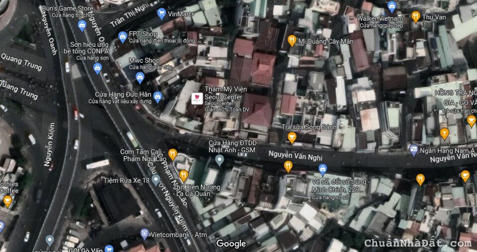 GÒ VẤP, MẶT TIỀN NGUYỄN VĂN NGHI, KV 20x50m 1000m2, CHỈ 165 TỶ.