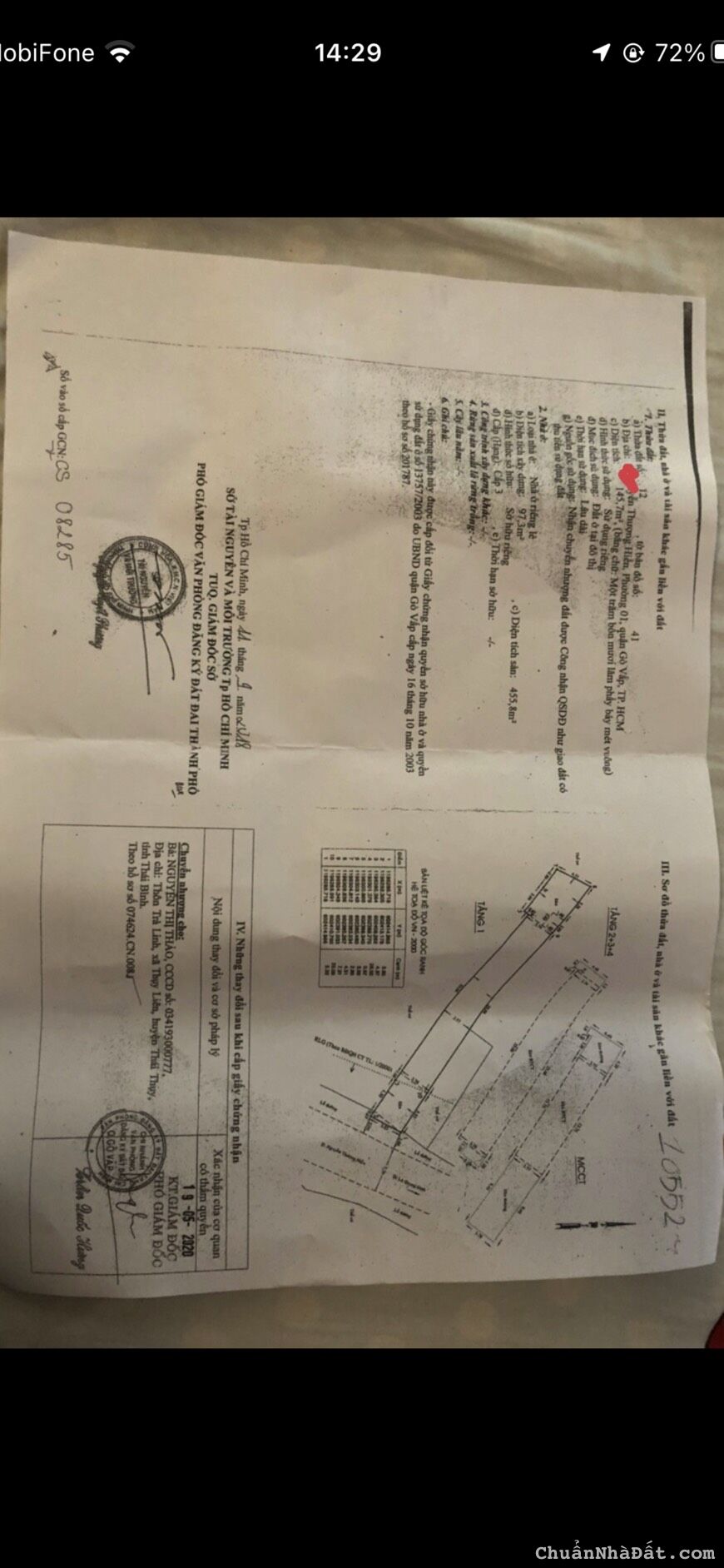 ​Bán Nhà Mặt Tiền Nguyễn thượng Hiền, P.1, Q.Gò Vấp,DT: 4x38m,Giá 22 Tỷ.