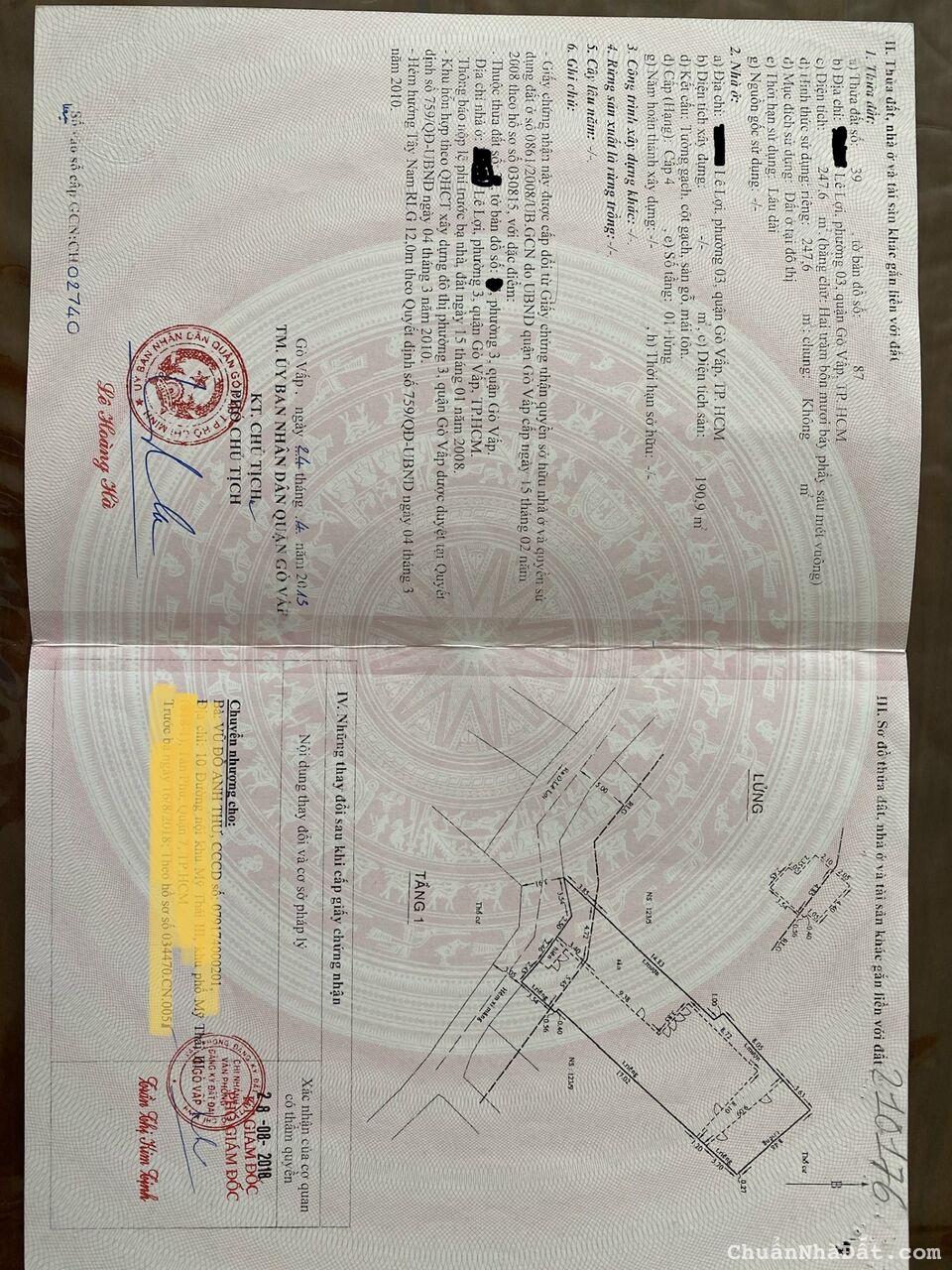 Bán Nhà Hẻm Phạm Văn Đồng, P.3, Q.Gò Vấp,DT: 9x25m,Giá 25 Tỷ.