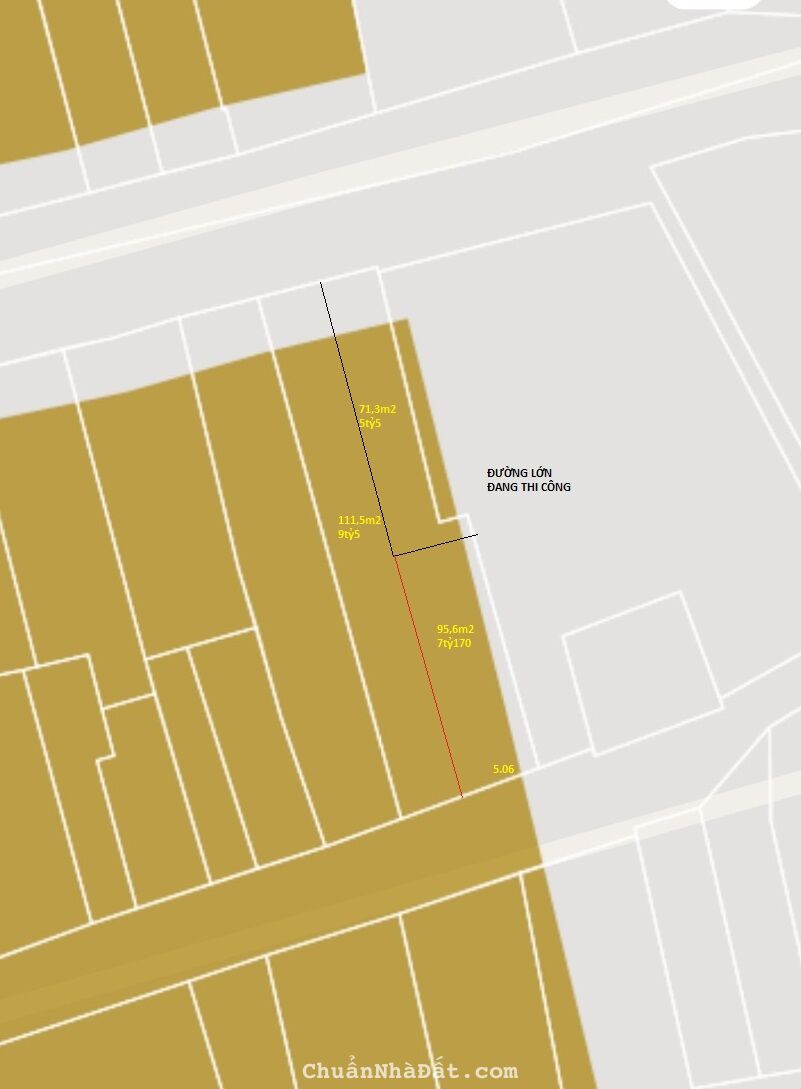 [HIẾM] Đất Q9 mặt tiền đường lớn 95m2 giá chỉ 75tr/m2.