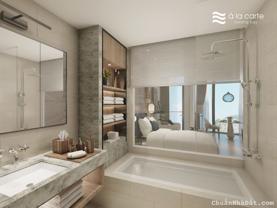 Bán Căn Hộ Khách Sạn Mặt Vịnh Hạ Long 2PN Full Nội Thất Cam Kết Thuê Lại  3- 10 Năm LH 0868118***