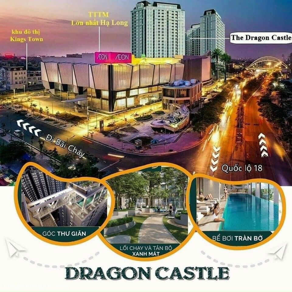 Bán Căn Hộ Dragon Castle 2PN View Biển Cạnh TTTM AEON MALL Đầu Tiên Ở Hạ Long.  LH: 0868118***