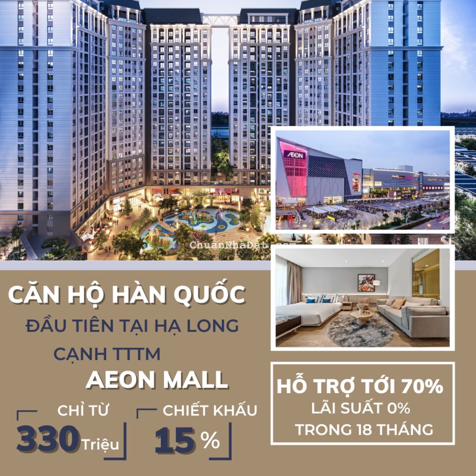 Bán Căn Hộ Dự Án Dragon Castle 2PN 2WC View Vịnh Gần Trung Tâm Cạnh Đại Siệu Thị AEON MALL