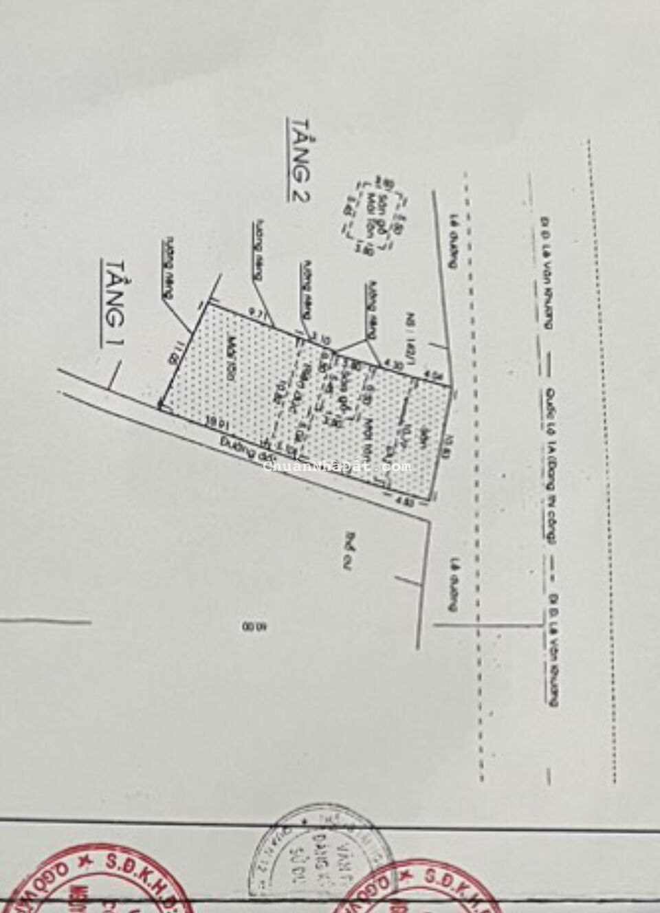 Cần bán MB nhà xưởng 282m2 mặt đường Ql1A Quận 12