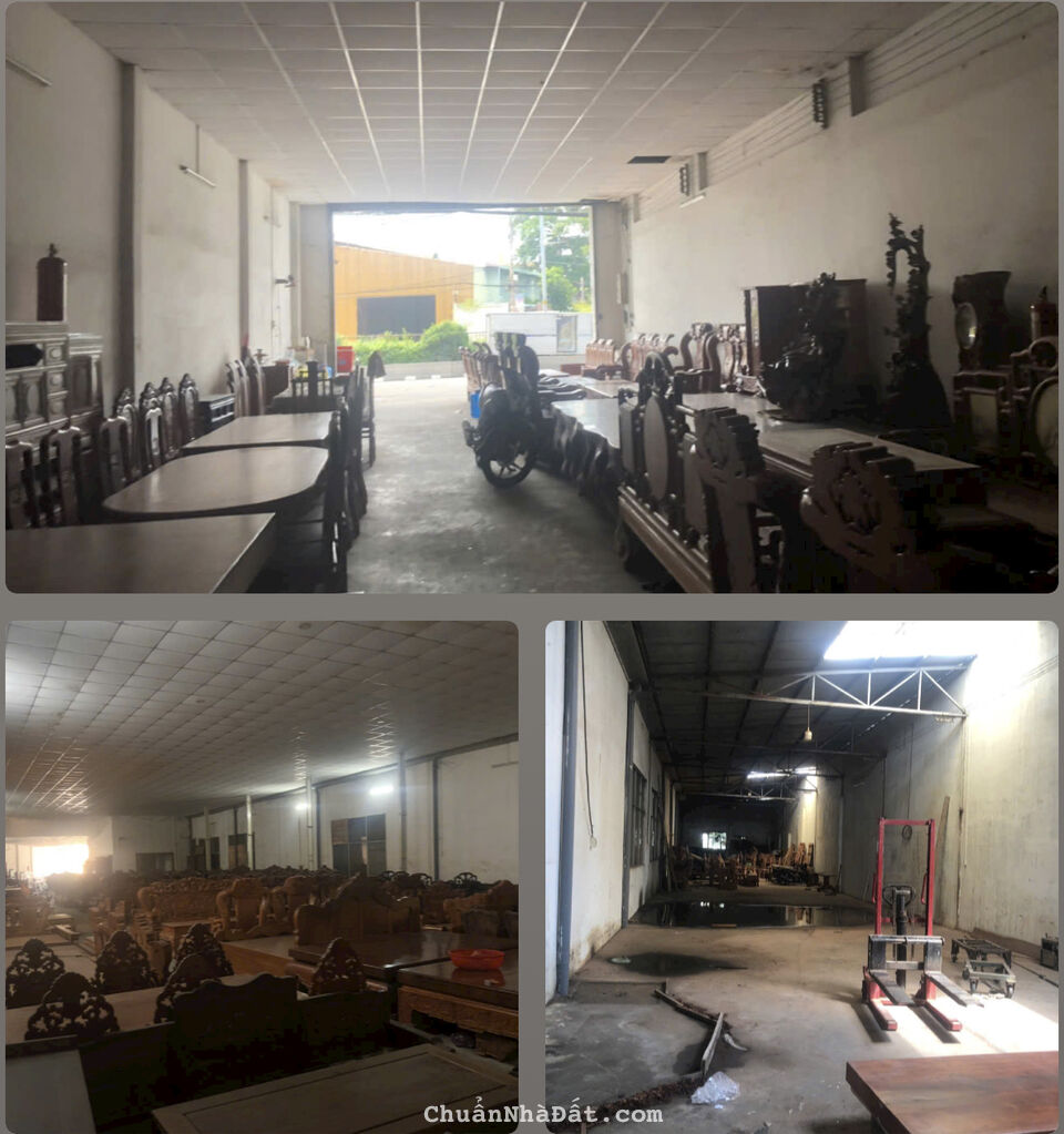 Kho xưởng 700-1200-2000m2 gần ngã tư Bà Điểm cho thuê 