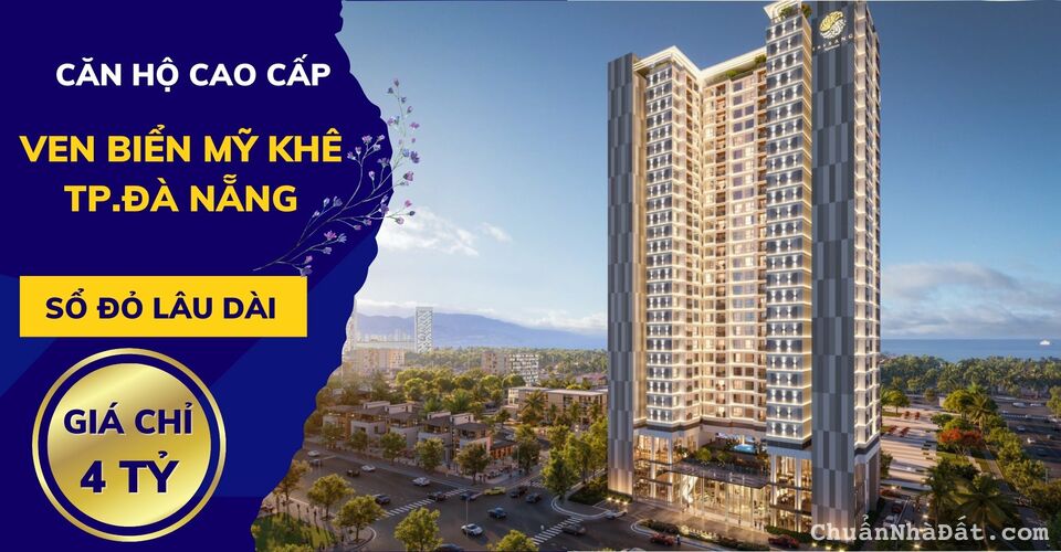 Bán căn hộ cao cấp đà nẵng Căn 03 Phòng Ngủ view biển mỹ khê.
