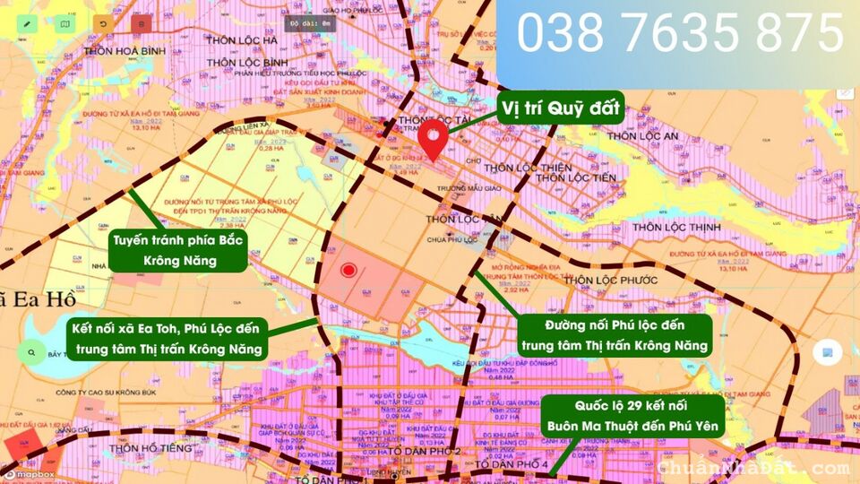 Đất nền Đak Lak trung tâm Phú Lộc Giá cực tốt Đất nền Đak Lak trung tâm Phú Lộc Giá cực tốt