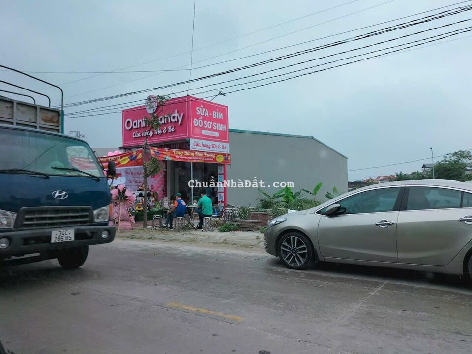 Bán đất kinh doanh mặt đường Thôn Tiền, Lai Cách, Hải Dương, 85.5m2, mt 4.5m hướng tây bắc, giá tốt