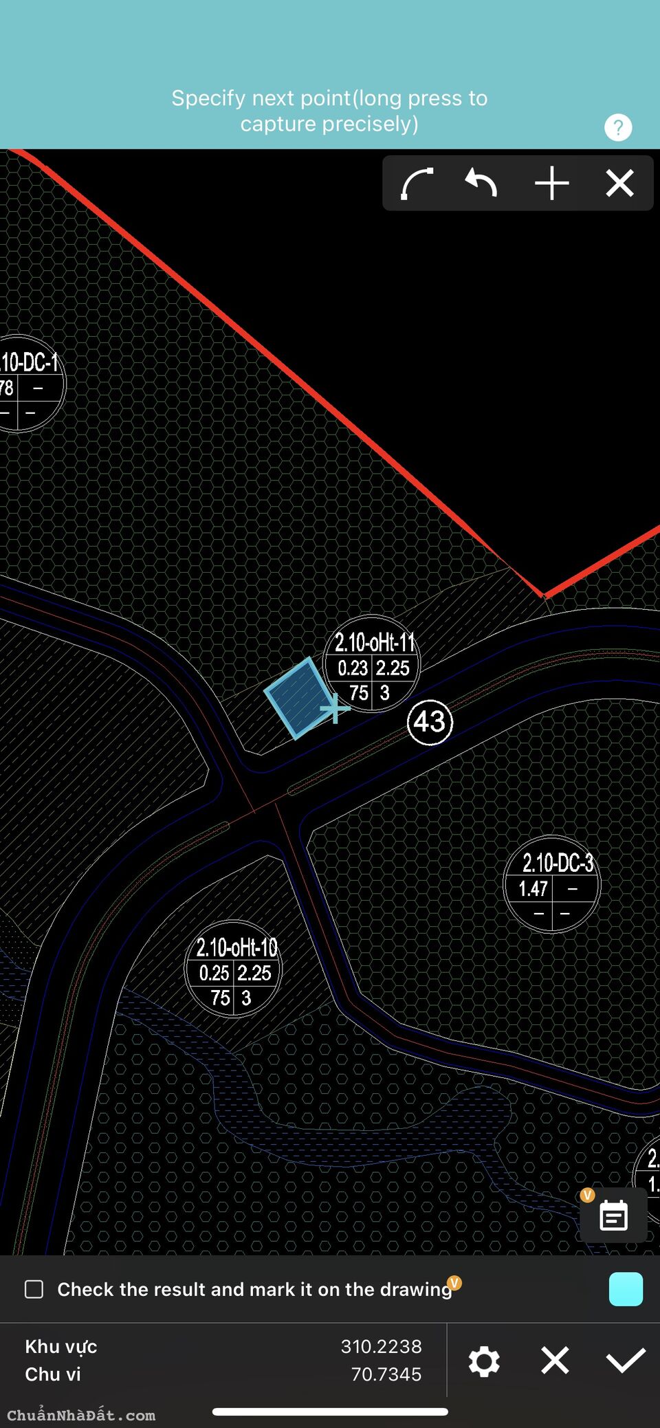 Mảnh đất đẹp nằm sát mặt đường QL43 nở hậu , đất đẹp