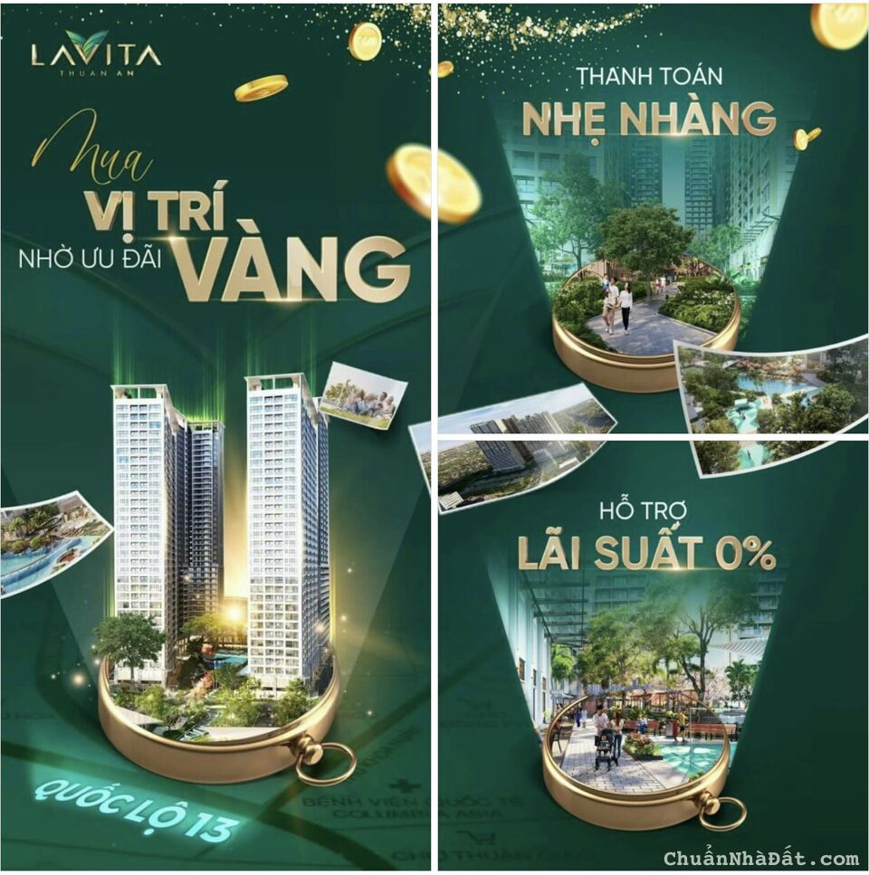 Sở hữu căn 2PN như Resort chỉ với 800tr tại Thuận An, TT nhẹ nhàng 18% ký HĐMB, góp 1%/tháng