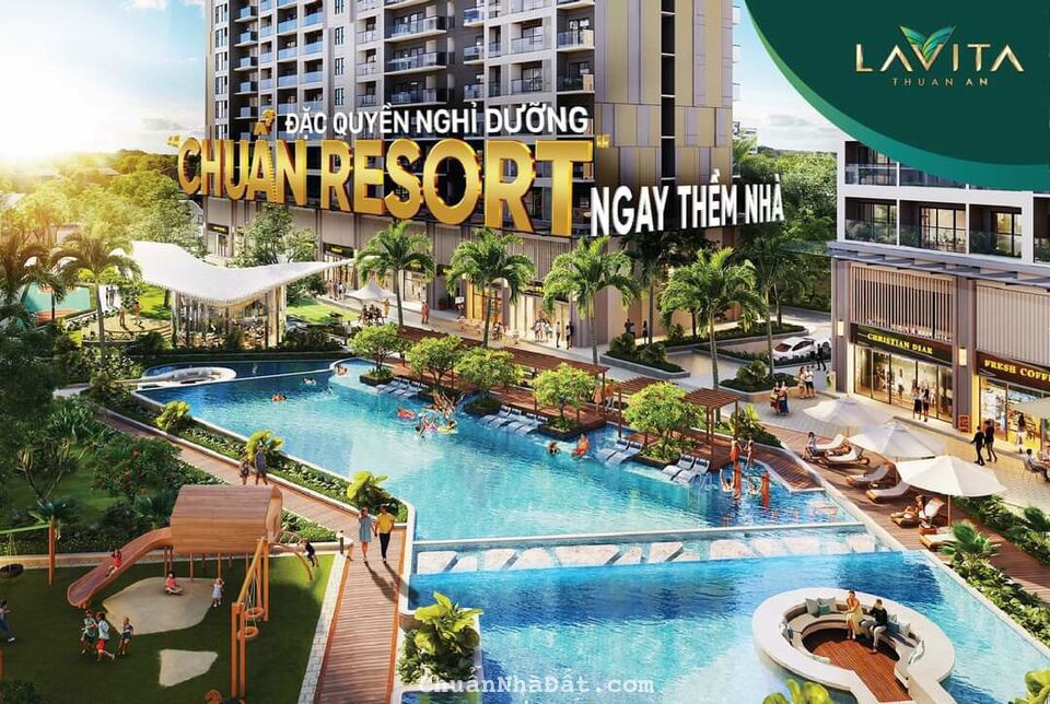 Sở hữu căn 2PN như Resort chỉ với 800tr tại Thuận An, TT nhẹ nhàng 18% ký HĐMB, góp 1%/tháng