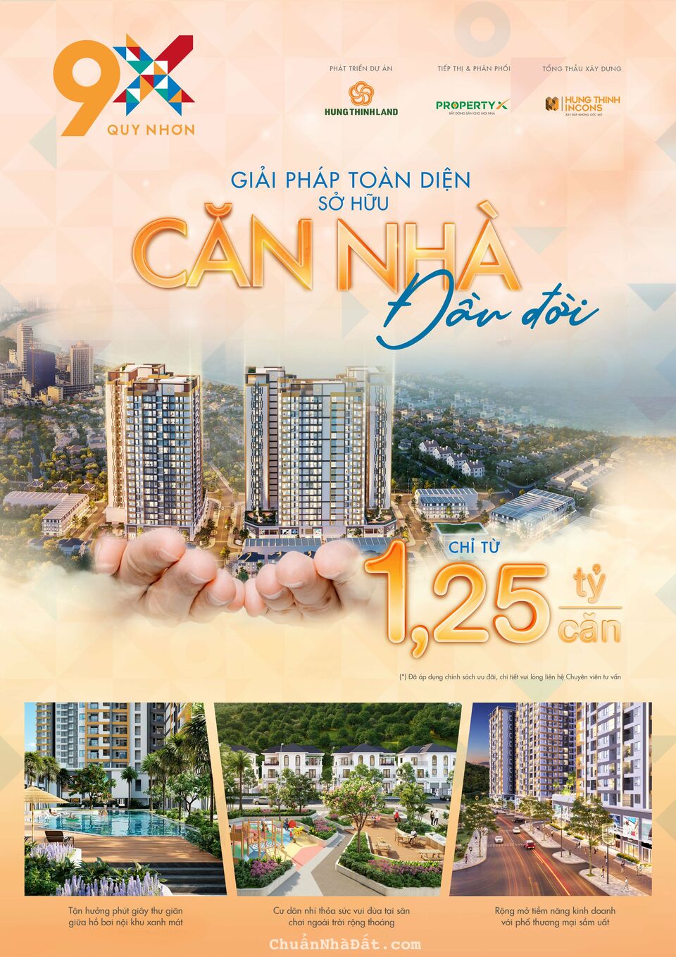 Căn hộ biển chỉ từ 700tr/căn (giá full 100%), sở hữu lâu dài, view hồ, biển, núi, góp 1%/tháng